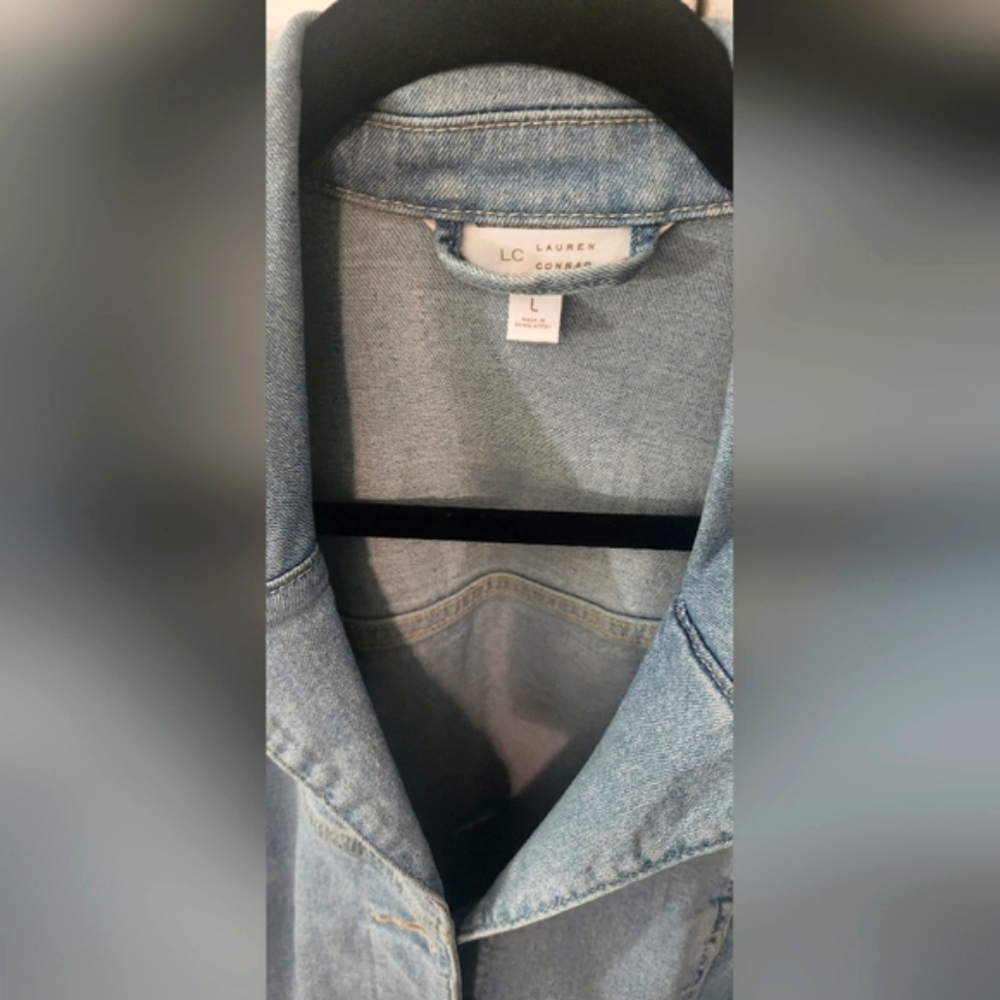 LC Lauren Conrad denim jacket - Picture 3 of 3